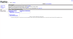Desktop Screenshot of en.mathle.com